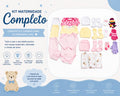 KIT MATERNIDADE C/ 24 PEÇAS - FEMININO