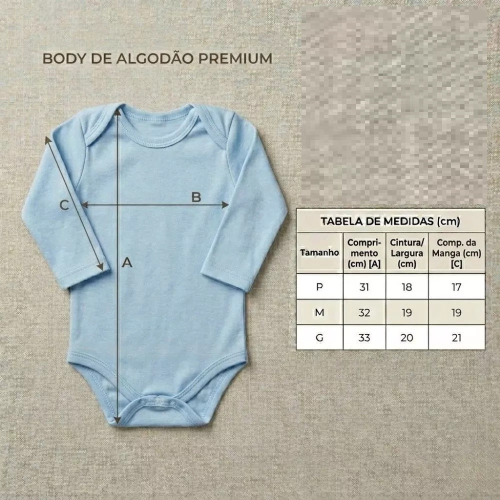 Conjunto 5 Mijão 5 Body Bebê Algodão Menino Menina Macio Suave Enxoval Premium Confortável